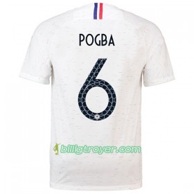 Billige Fotballdrakter Frankrike Pogba 6 VM 2018 Bortedraktsett